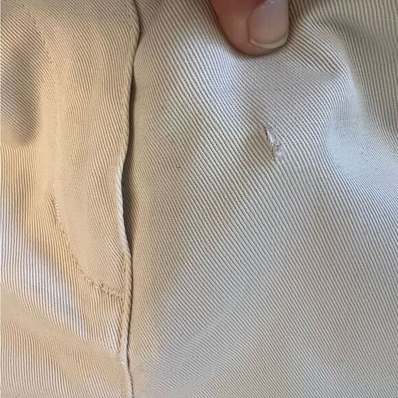 L.L. Bean Wrinkle-Free Bayside Pants High-Rise Straight-Leg Heritage Stone Sz 16 - Picture 9 of 9